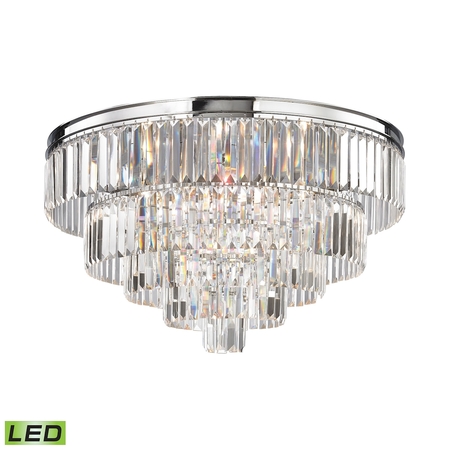 Elk Lighting Palacial 6-Lght Chandelier Chrme w/Clr Crystal - Incl LED Bulbs 15216/6-LED
